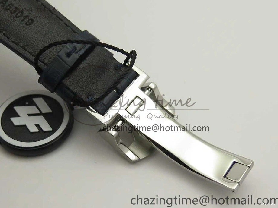 MIROTIME 1219 Affordable Portuguese Real PR Real Annual Calendar IW5035 ZF 1:1 Best Edition White Dial Blue Markers on Blue Leather Strap A 7143